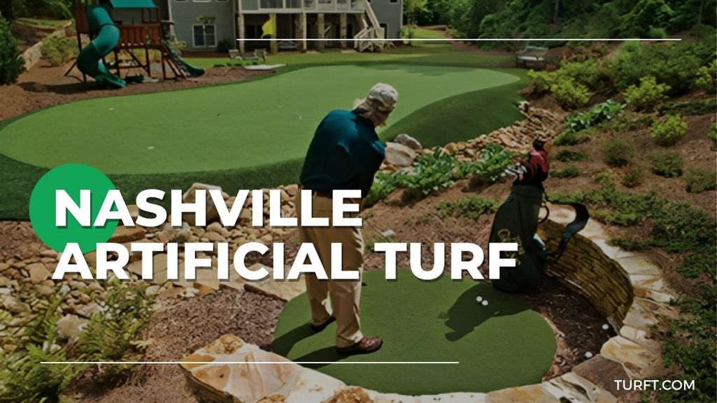 Artificial Turf Golfing Green at Nashville house