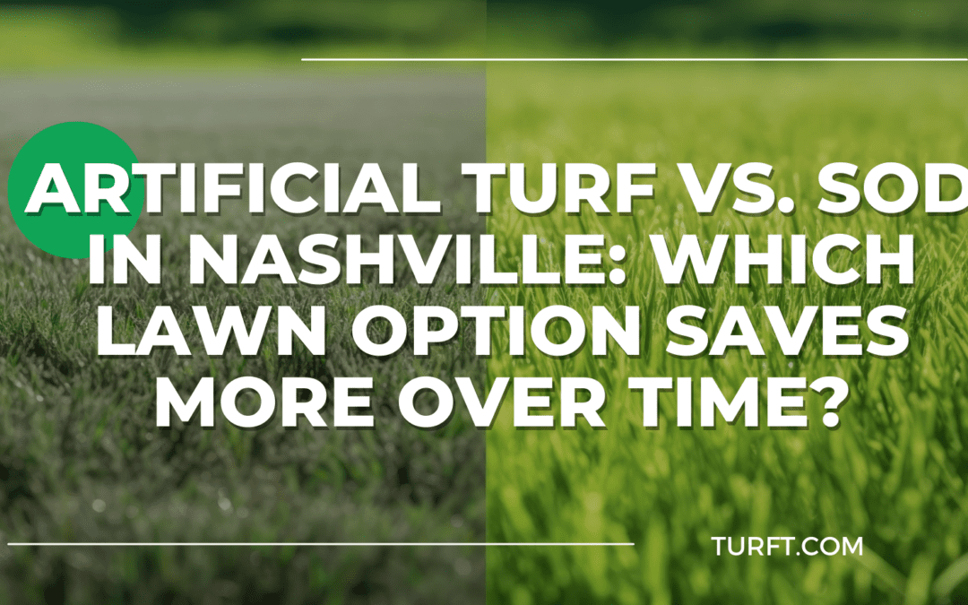 artificial turf versus sod lawn